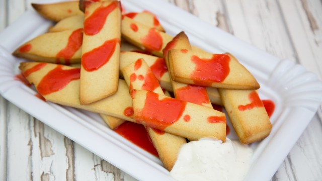 Cookie Fries mit Erdbeer-Ketchup Cookie Fries mit Erdbeer-Ketchup