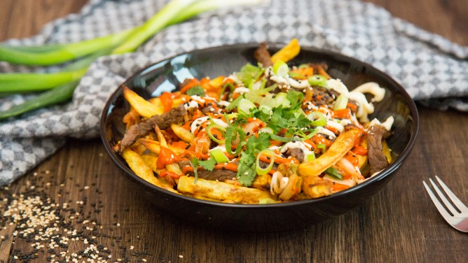 Bulgogi-Kimchi-Fries Bulgogi-Kimchi-Fries
