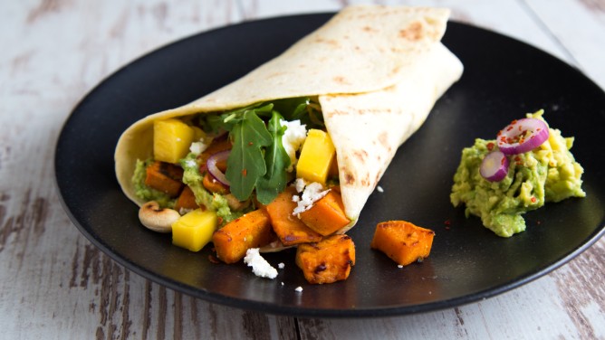 Suesskartoffel-Wrap Suesskartoffel-Wrap